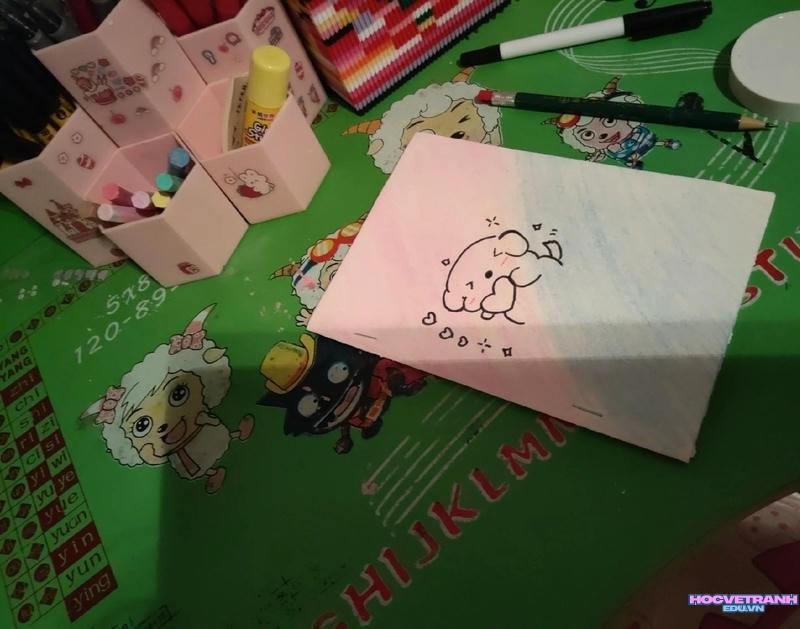 tranh hoạt hình cute