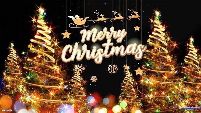 tranh ngôi sao noel