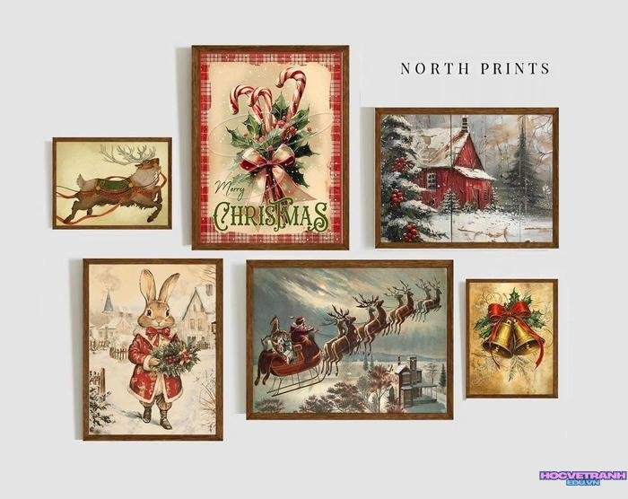 tranh noel sắc nét