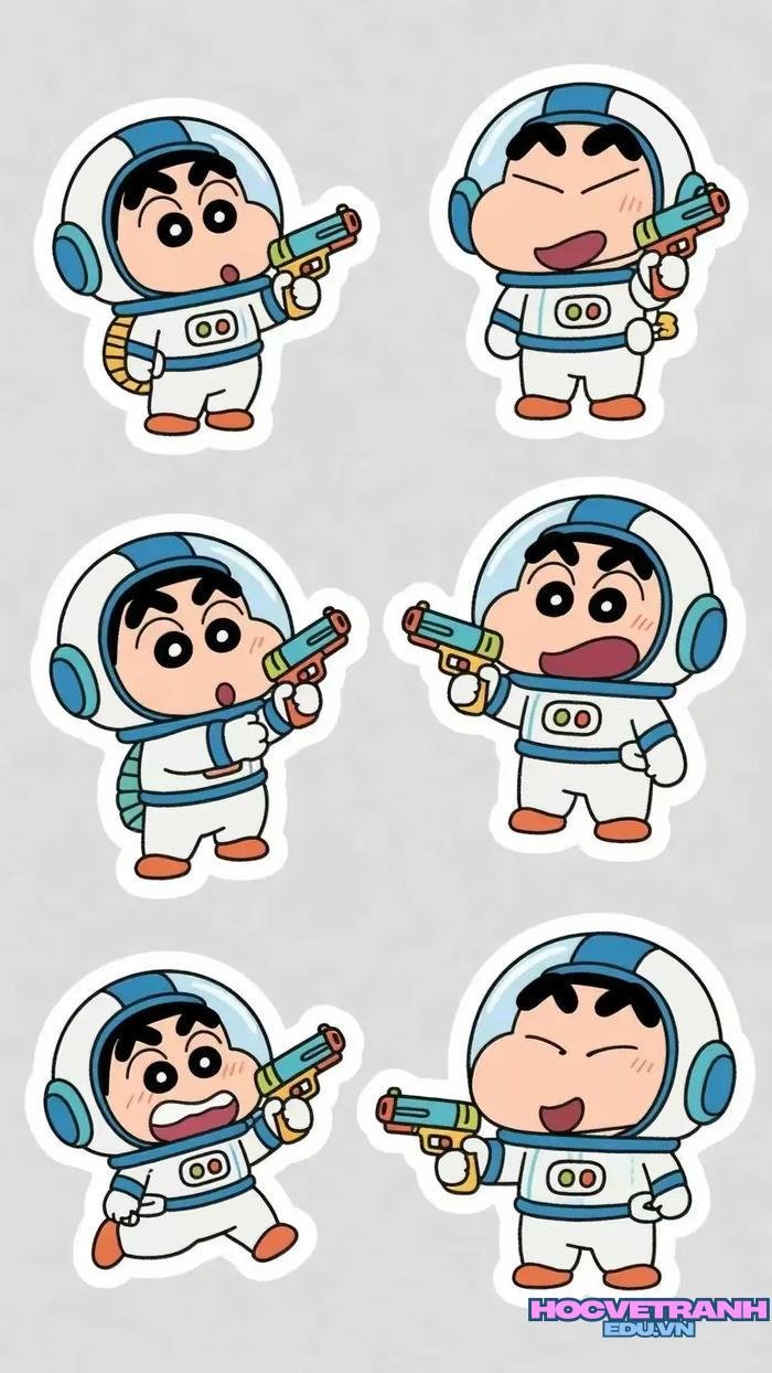 tranh phi hành gia mầm non