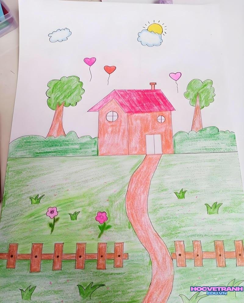 tranh phong cảnh đồng quê