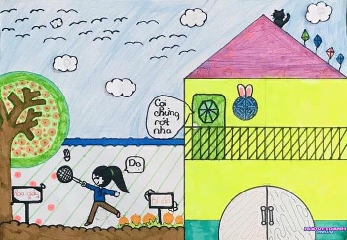 tranh sáng tạo dễ vẽ