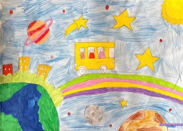 tranh sáng tạo ước mơ