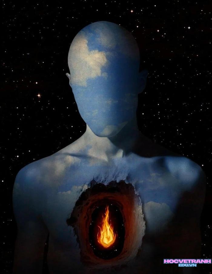 tranh siêu thực bí hiểm