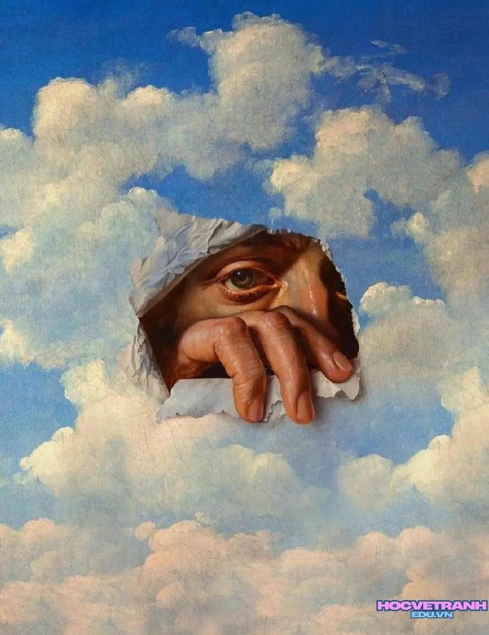 tranh siêu thực màu sáp