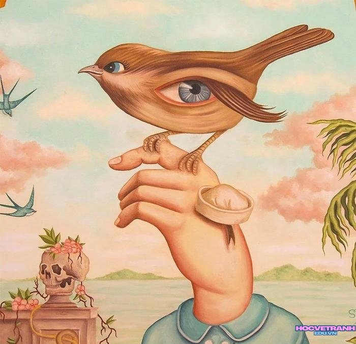 tranh siêu thực phong cảnh