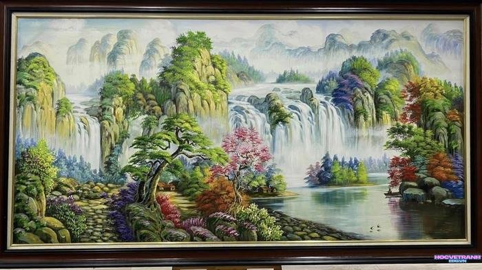tranh sơn dầu bay bổng