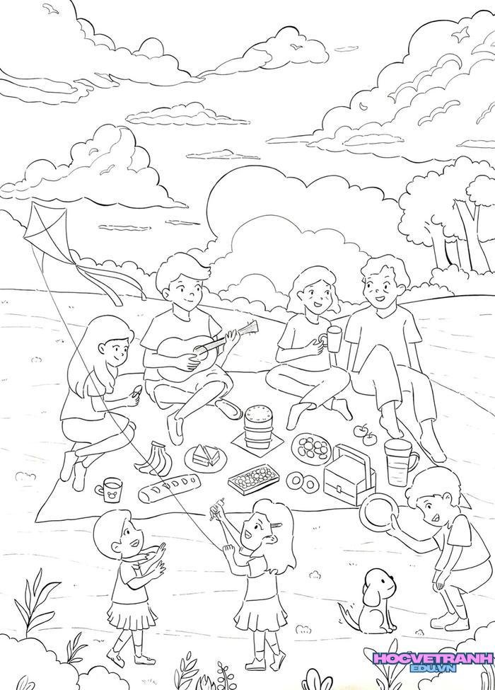 tranh tết sum vầy