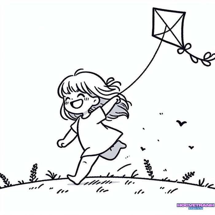tranh thả diều kỳ ảo