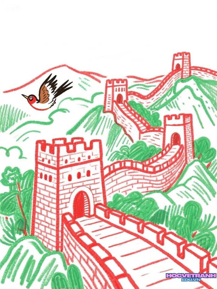 tranh thành phố rực rỡ