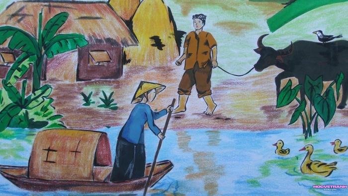 tranh thiên nhiên chân thực