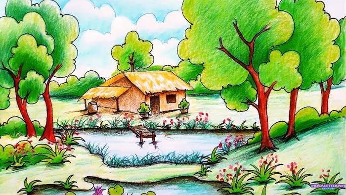 tranh thiên nhiên lớp 7