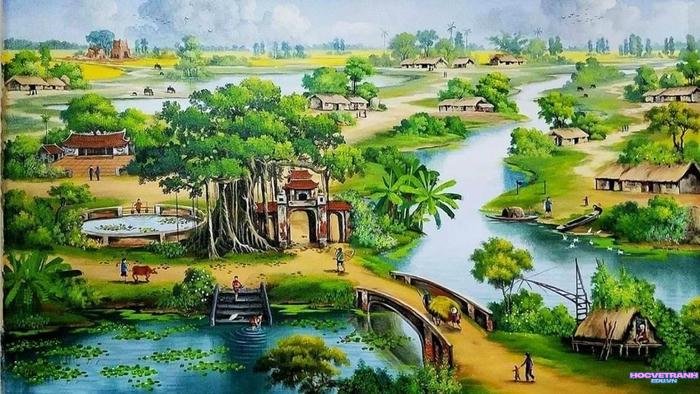 tranh thiên nhiên tuyệt mỹ