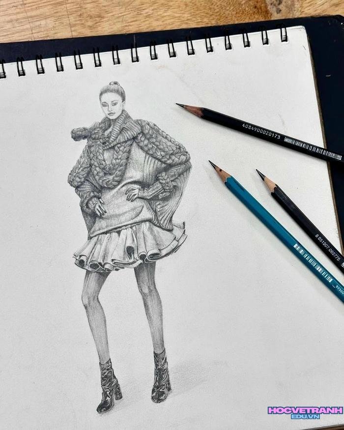 tranh thiết kế thời trang l7