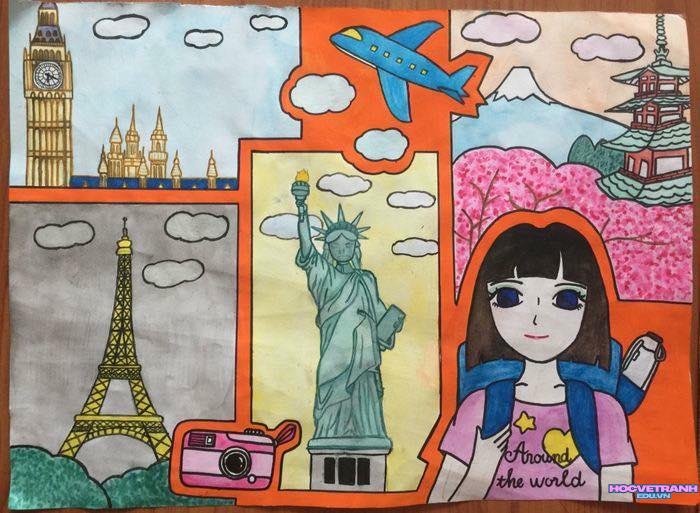 tranh thiếu nhi thế giới xanh