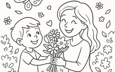 tranh tô màu cô giáo đẹp