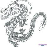 Bộ sưu tập tranh tô màu con rồng hoạt hình dễ thương