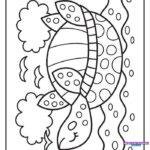 Tải miễn phí bộ tranh tô màu con rùa sắc nét