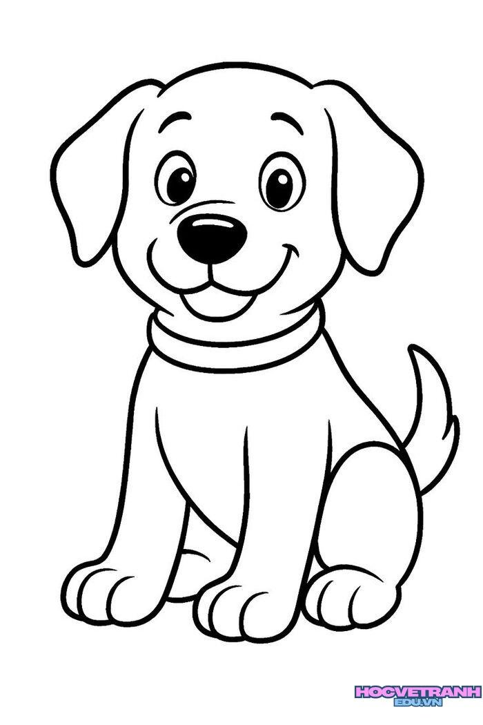tranh tô màu con vật đáng yêu