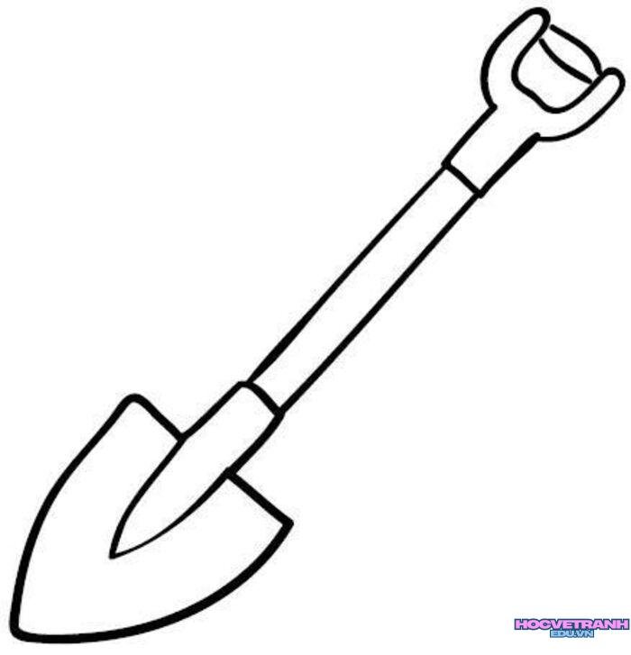 tranh tô màu dụng cụ nghề nông