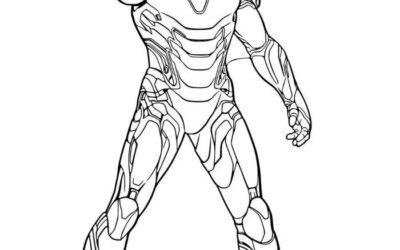 tranh tô màu robot 38