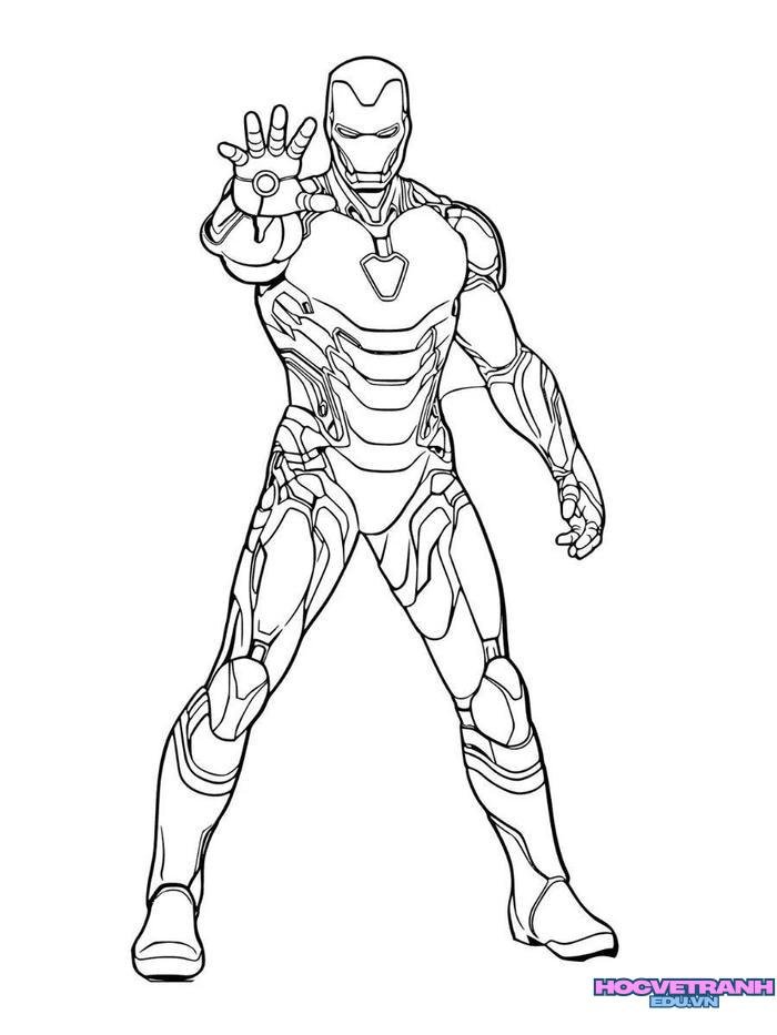 tranh tô màu robot 38