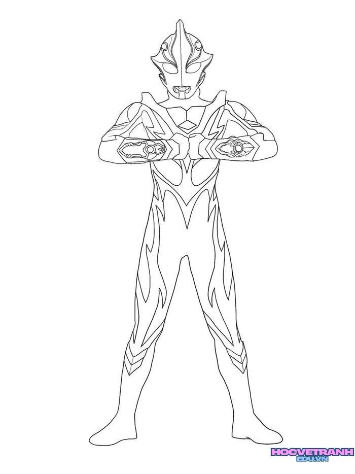 tranh tô màu siêu nhân 10