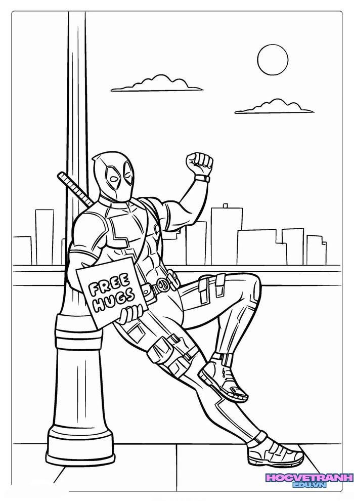 tranh tô màu siêu nhân 11