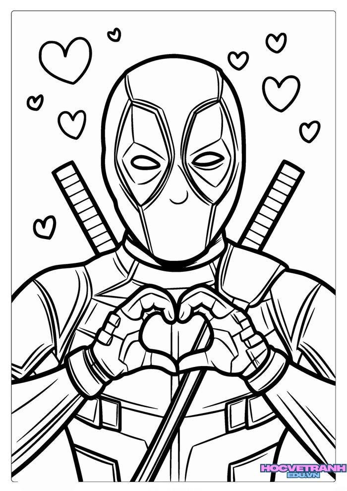 tranh tô màu siêu nhân 12