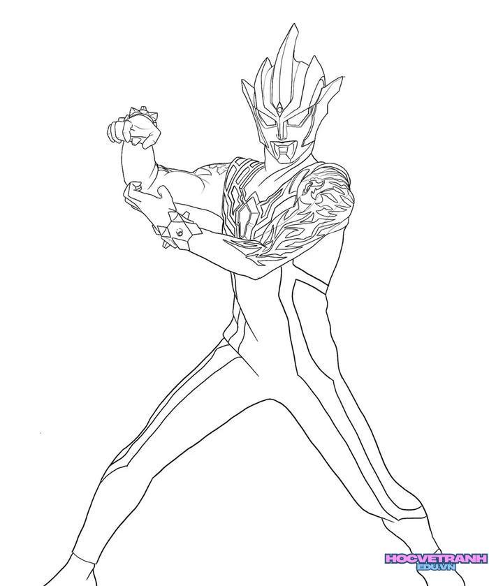 tranh tô màu siêu nhân 14