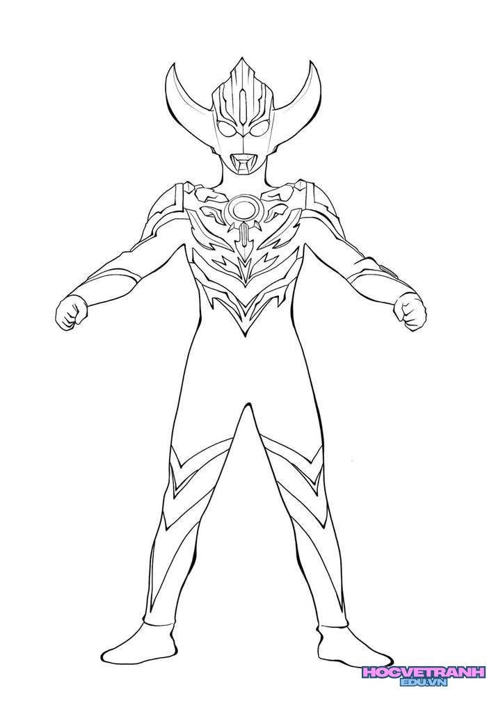 tranh tô màu siêu nhân 15