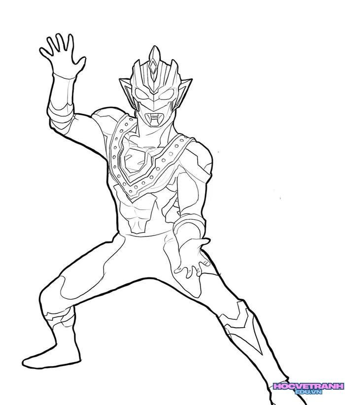 tranh tô màu siêu nhân 18