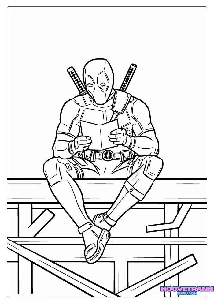 tranh tô màu siêu nhân 21