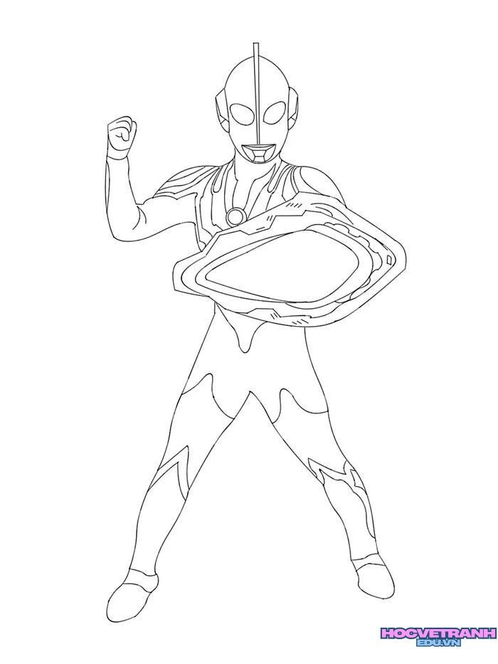 tranh tô màu siêu nhân 24