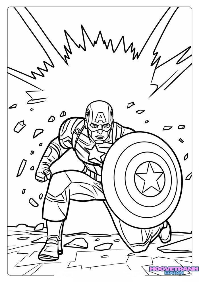 tranh tô màu siêu nhân 25