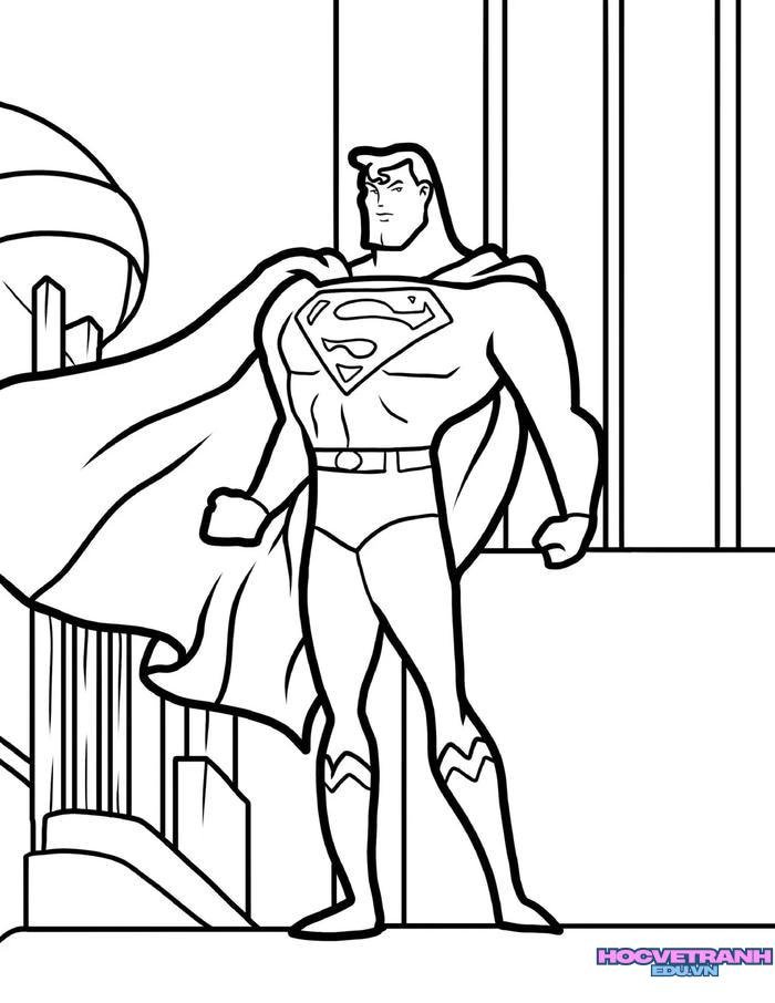 tranh tô màu siêu nhân 28