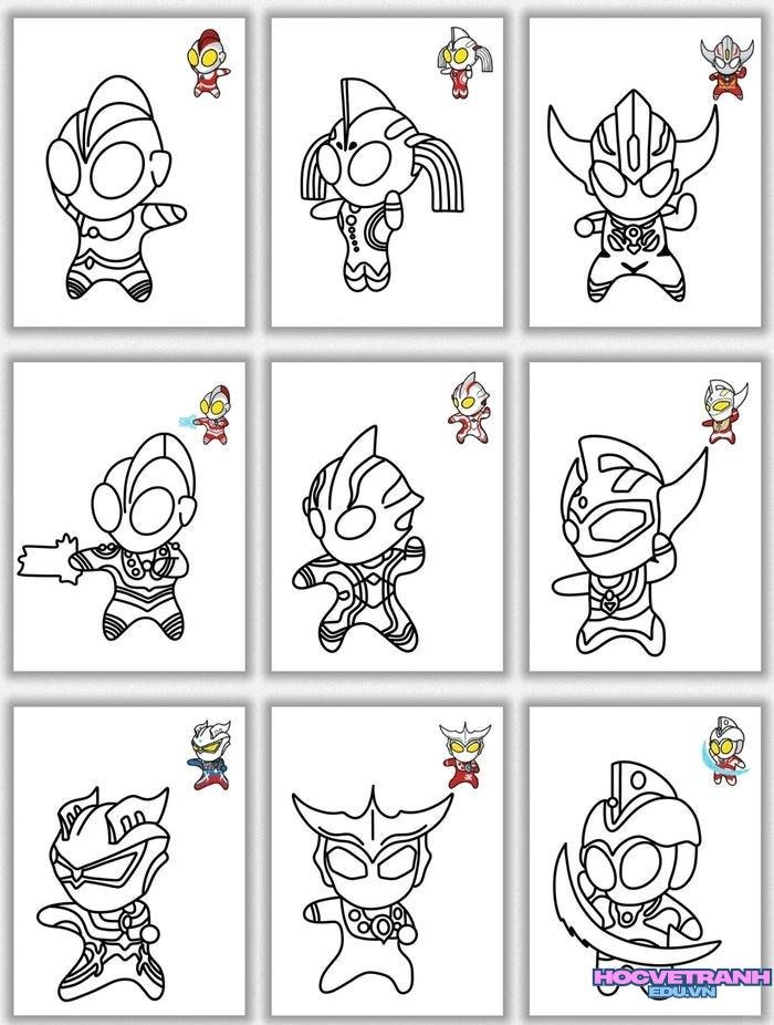 tranh tô màu siêu nhân 30