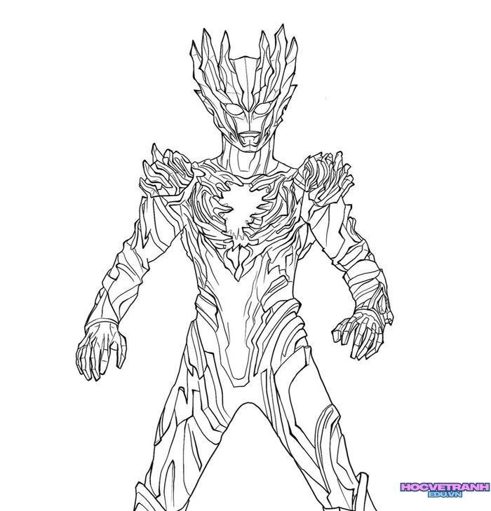 tranh tô màu siêu nhân 34