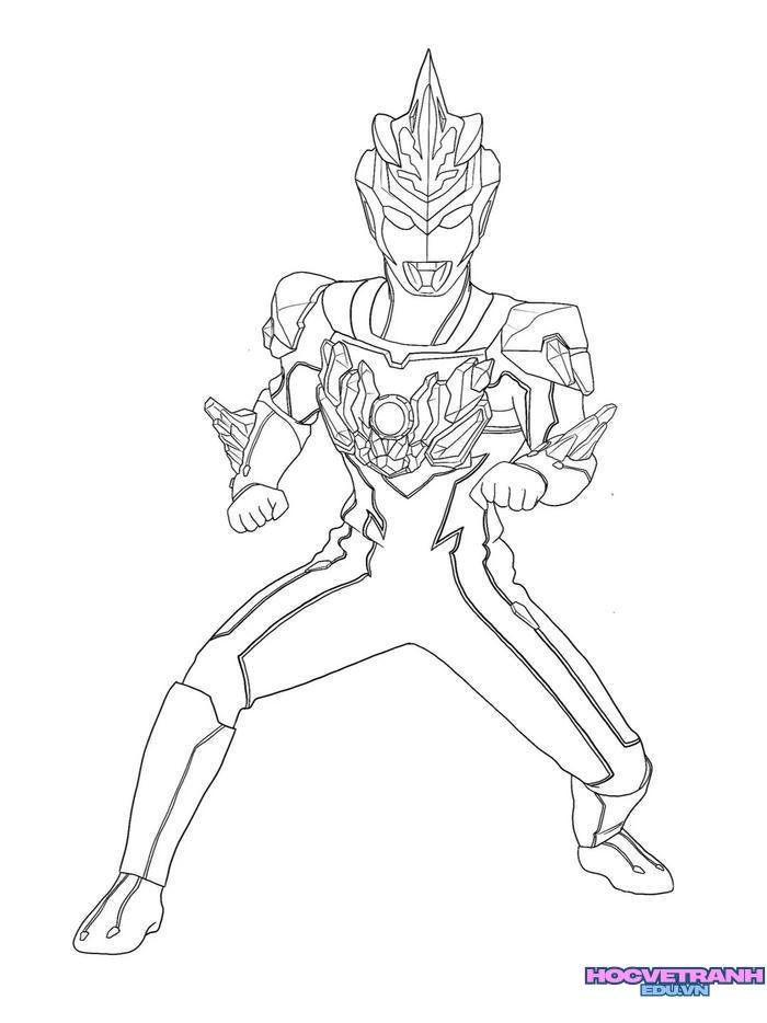tranh tô màu siêu nhân 35