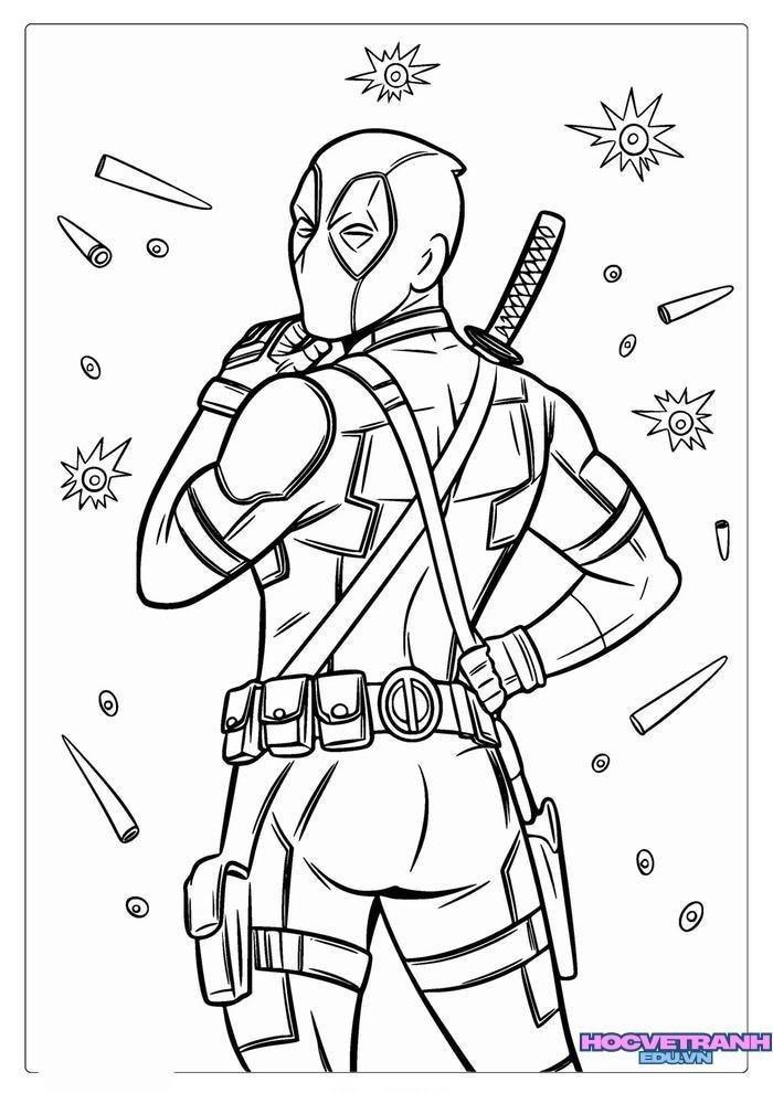 tranh tô màu siêu nhân 39