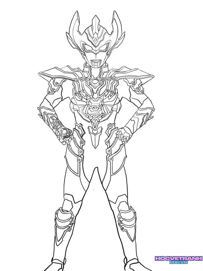 tranh tô màu siêu nhân 40