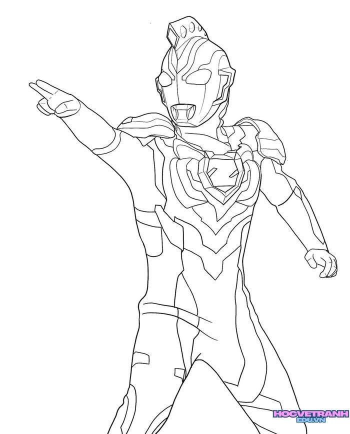 tranh tô màu siêu nhân 42