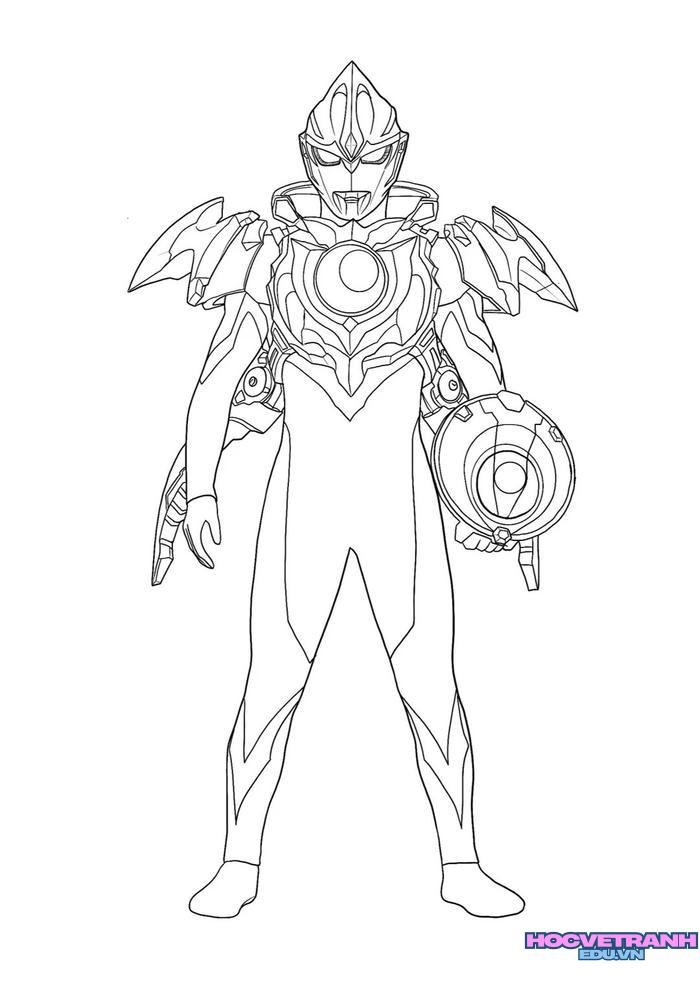 tranh tô màu siêu nhân 43