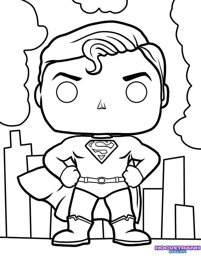 tranh tô màu siêu nhân 44