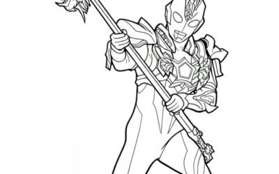 tranh tô màu siêu nhân 45