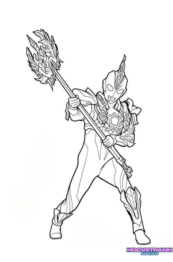 tranh tô màu siêu nhân 45