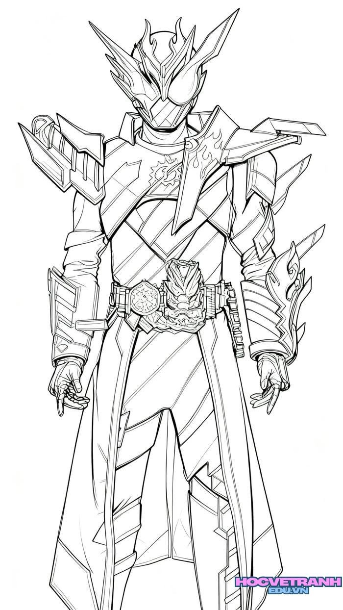 tranh tô màu siêu nhân 46