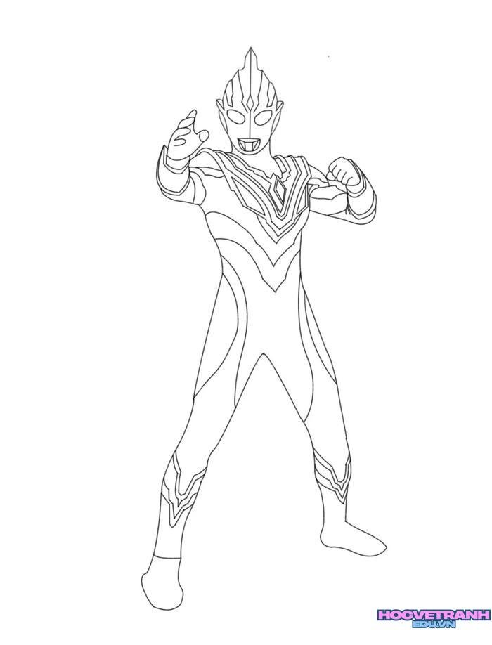 tranh tô màu siêu nhân 7