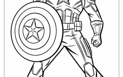 tranh tô màu siêu nhân cảnh sát 35