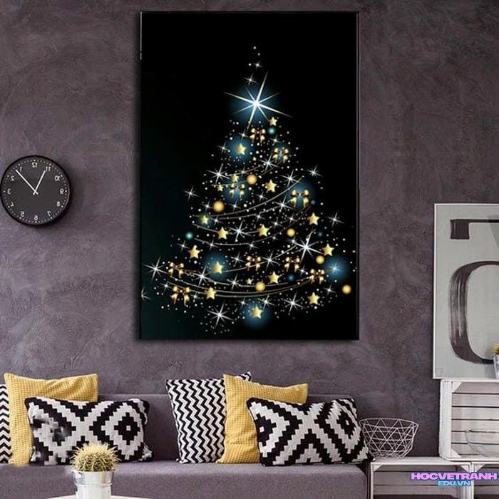 tranh treo tường noel đẹp